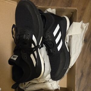 Adidas Black and White Athletic Sneakers Crazyflight